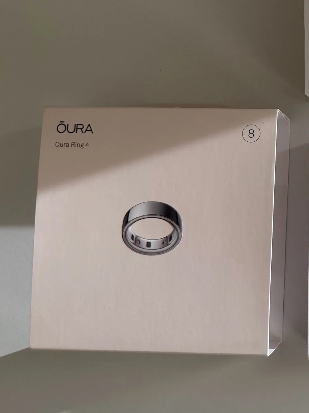 Oura Silver 8 Gray + 2 Charging Cables